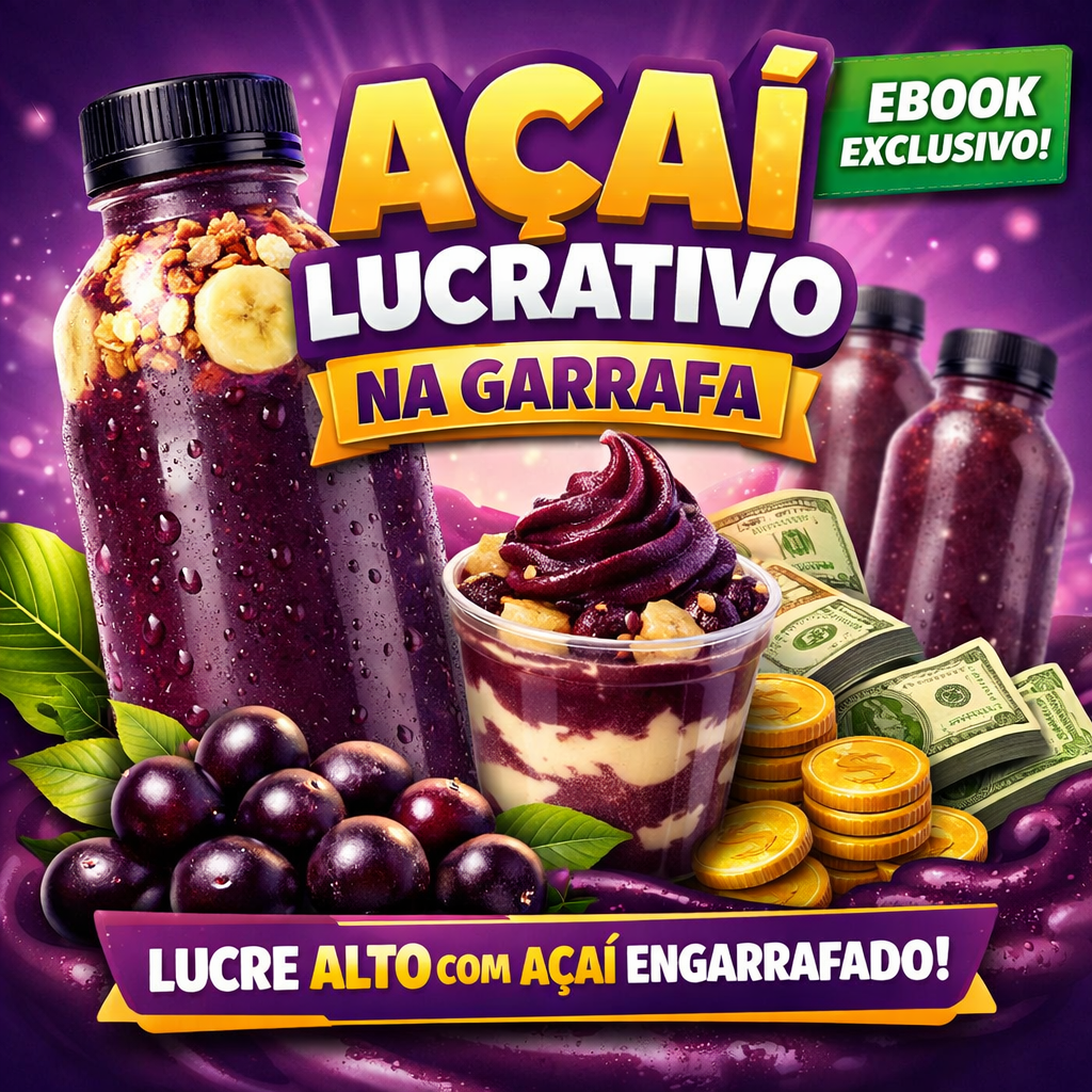 Açaí na Garrafa Lucrativo